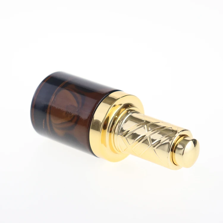 30ml Luxury skin care essence  Frosted Cosmetic Container Serum Glass Dropper Bottle 30 ml With Press Dropper