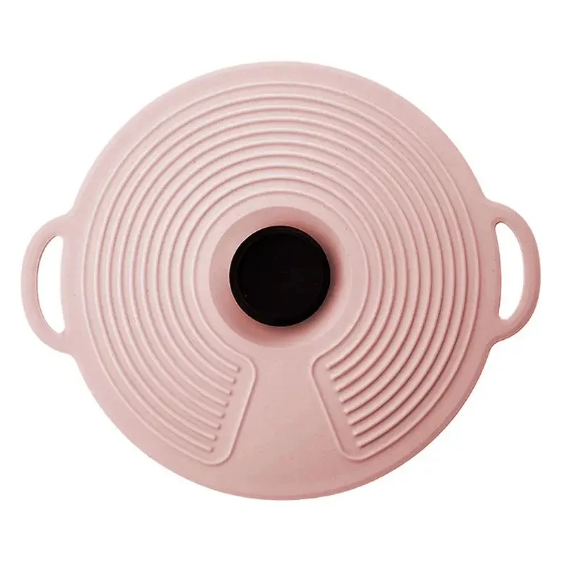 Reusable Cooking Food Fresh-keeping Spill Proof Silicone Suction Lid Pot Cover