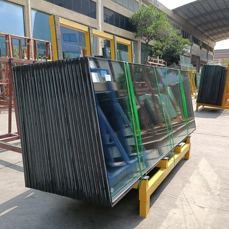 China glass factory sound-proof insulated glass window panel double glazed glass insulation curtain wall