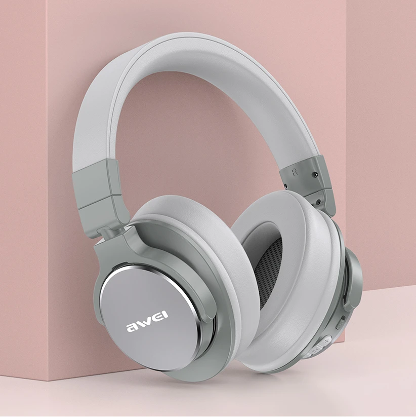 AWEI A710BL High Quality Stereo Sounds Headband Sport ANC Bluetooth over ear noise cancelling headphones wireless Headset