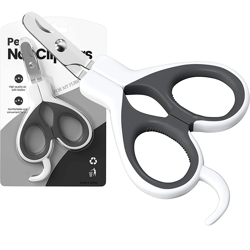 UFBemo Wholesale High Quality Grey Humanized Design Stainless Steel Pet Nail Scissors