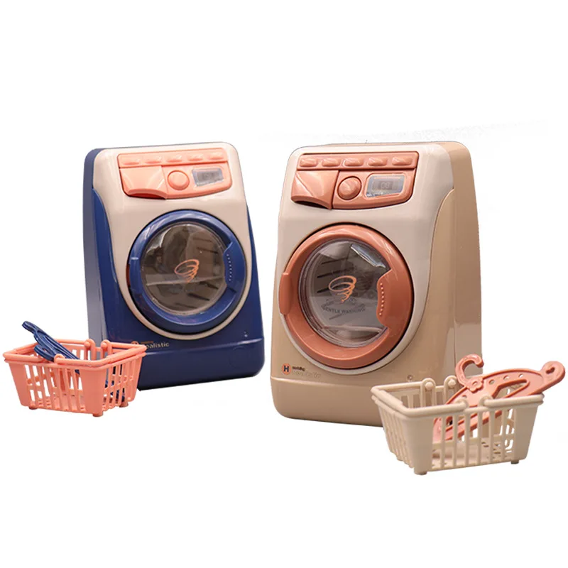 Customized Professional Portable And Lightweight Miniature Washing Machine Toy Realistic Function Creative Play