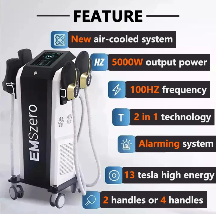 Электро Магнитный Портативный Emslim наращивание мышц стимуляция 15 Tesla Neo Ems Emt Body 4 ручки