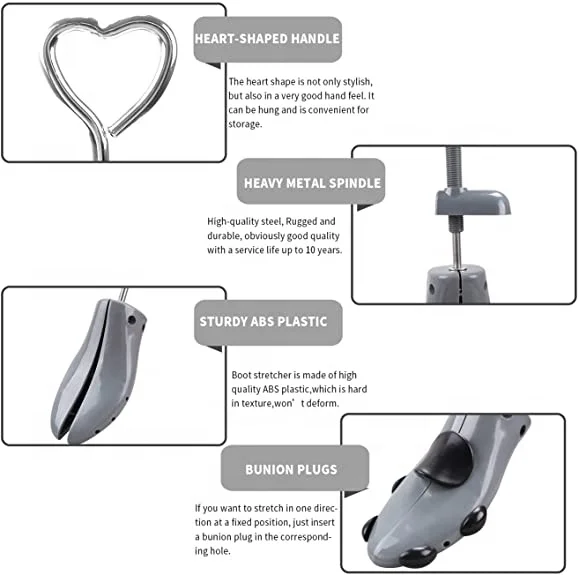 4-way Adjustable Shoe Stretchers to Stretch Length Width.Parts3A Shoe Stretcher