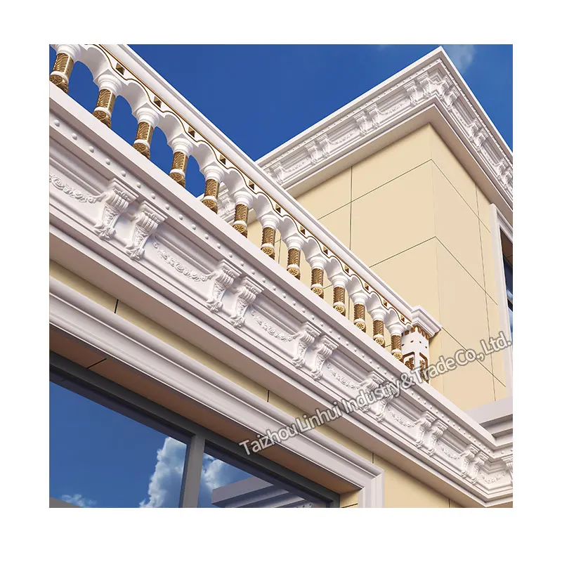 concrete mold decorative abs plastic cornice outside Exterior Wall roof Line mould roof tile moulding house constructiin molding