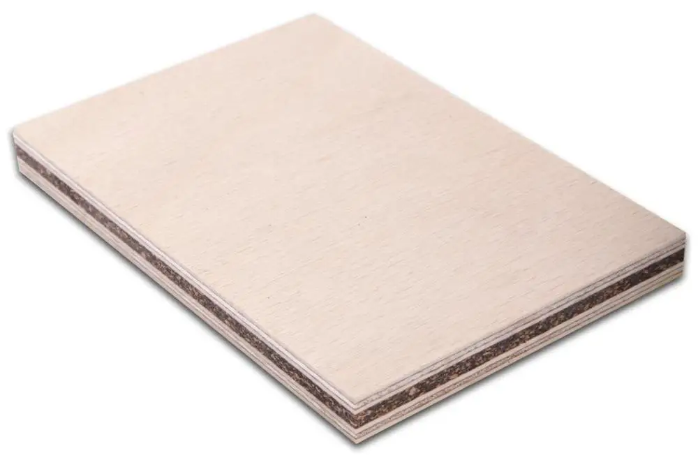 High Quality Insulation Plywood (Sound and Vibration Proof) w/Cork Core