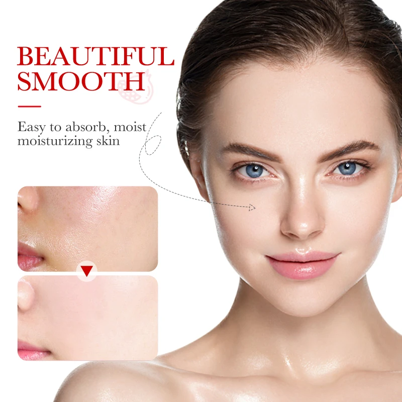 OEM SADOER Private Label Fruit Nourishing Beauty Cosmetic Products Pomegranate Deep Moisturizing Relieve Whitening Skin Care Set