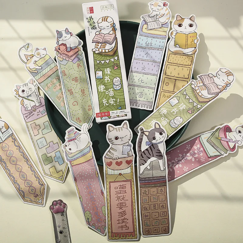 Zeecan High Quality Paper Marks Supplies Cute Fashion Paper Tag Bookmark For Books Stationery Paper Marks book mark