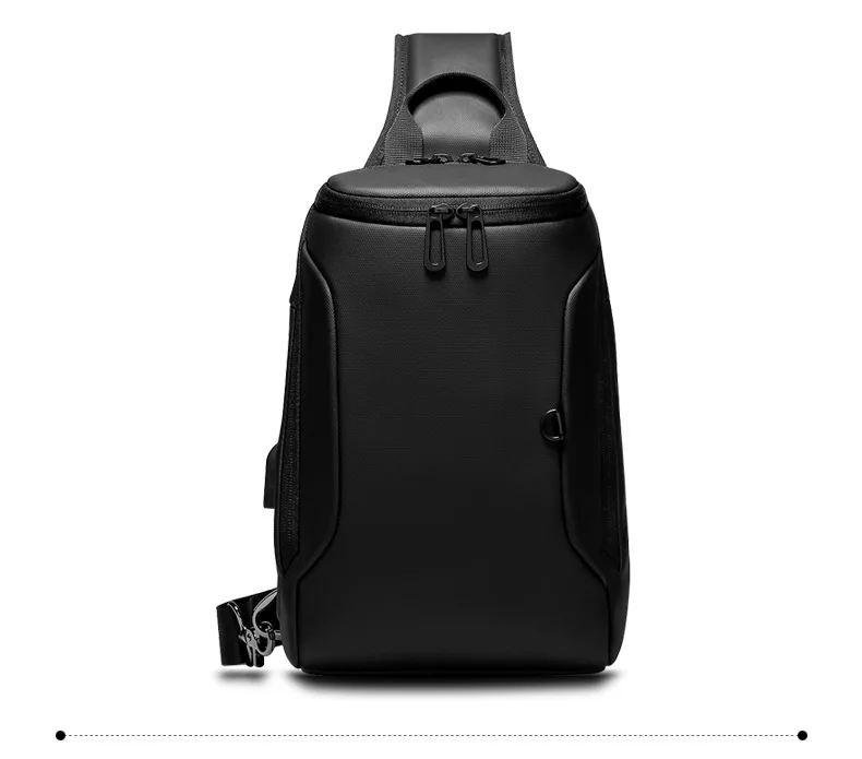 
Tendy Cross Body Bags for Men Chest Crossbody Bags PVC Waterproof Mens Shoulder Sling Bag 