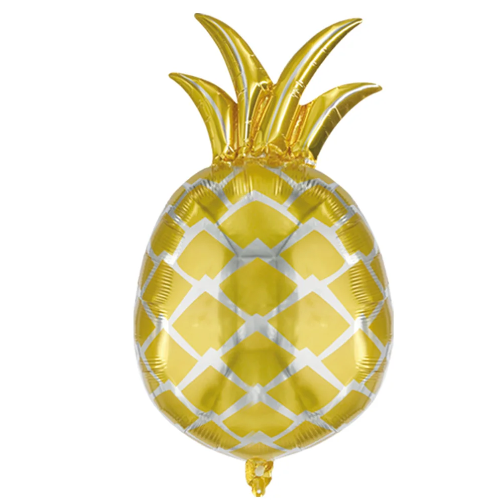 
party decoration or kids toy fruit pineapple watermelon strawberry lemon shape aluminum foil balloon 