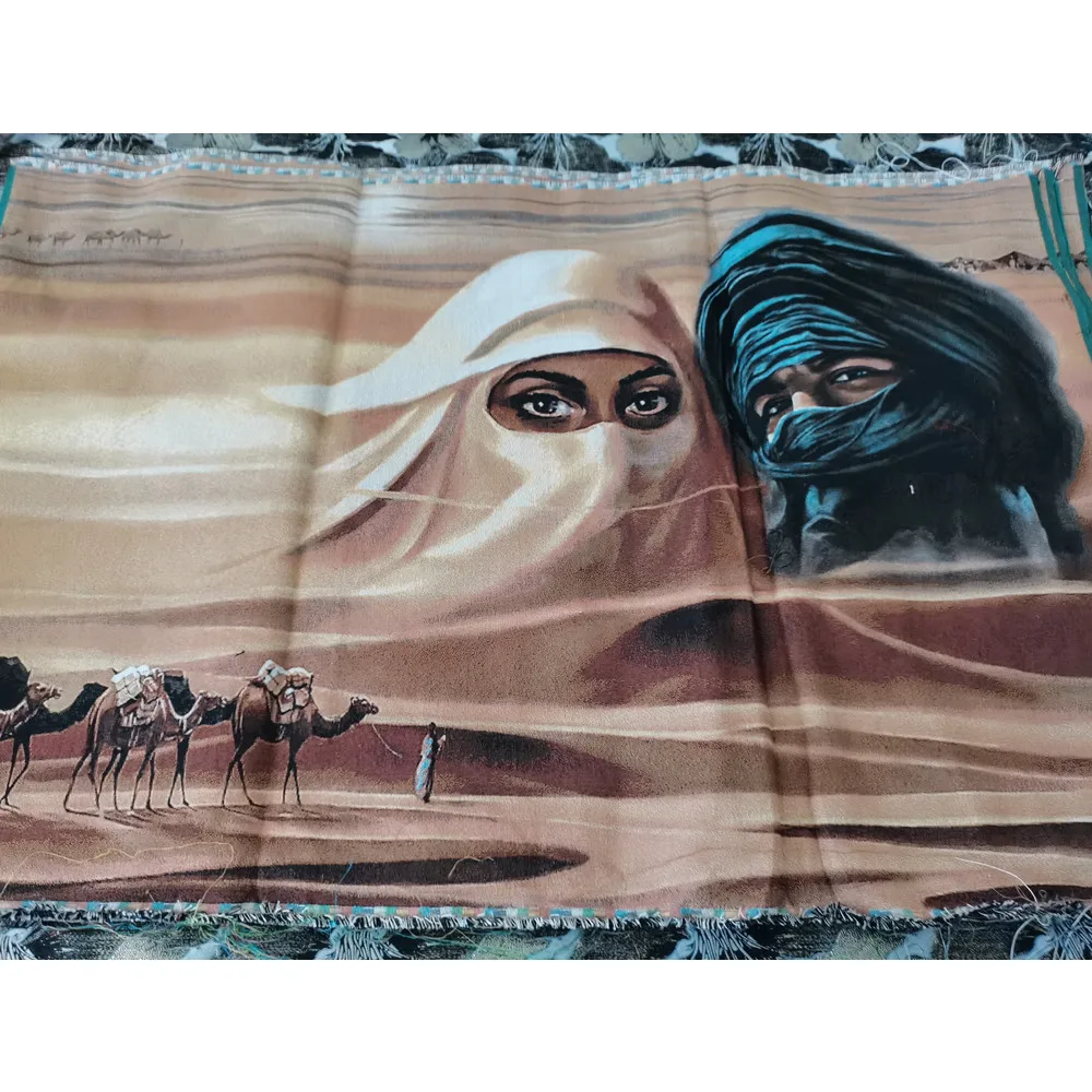 100*180cm Modern custom pattern high quality art painting gobelin fabric tapestry