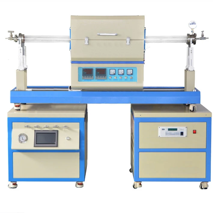 
High Temperature Dual Zones Sliding CVD Machine Tube Furnace 