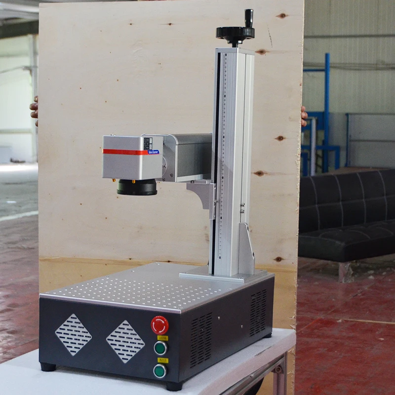Made in China 20w 30w 50w Desktop Portable Fiber Laser Marking Machine Portable Laser Marking Machine for Metal