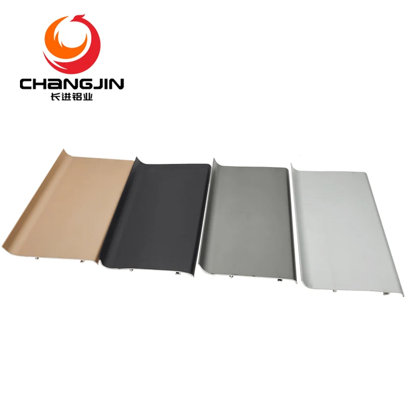 skirting baseboard aluminum shandong  wood grain