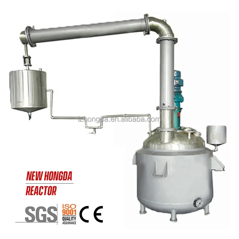 Stainless Steel 1m3-35m3 Continuous Stirred Stirring Tank Saponification Reactor Unsaturated Polyester Resin Production Line
