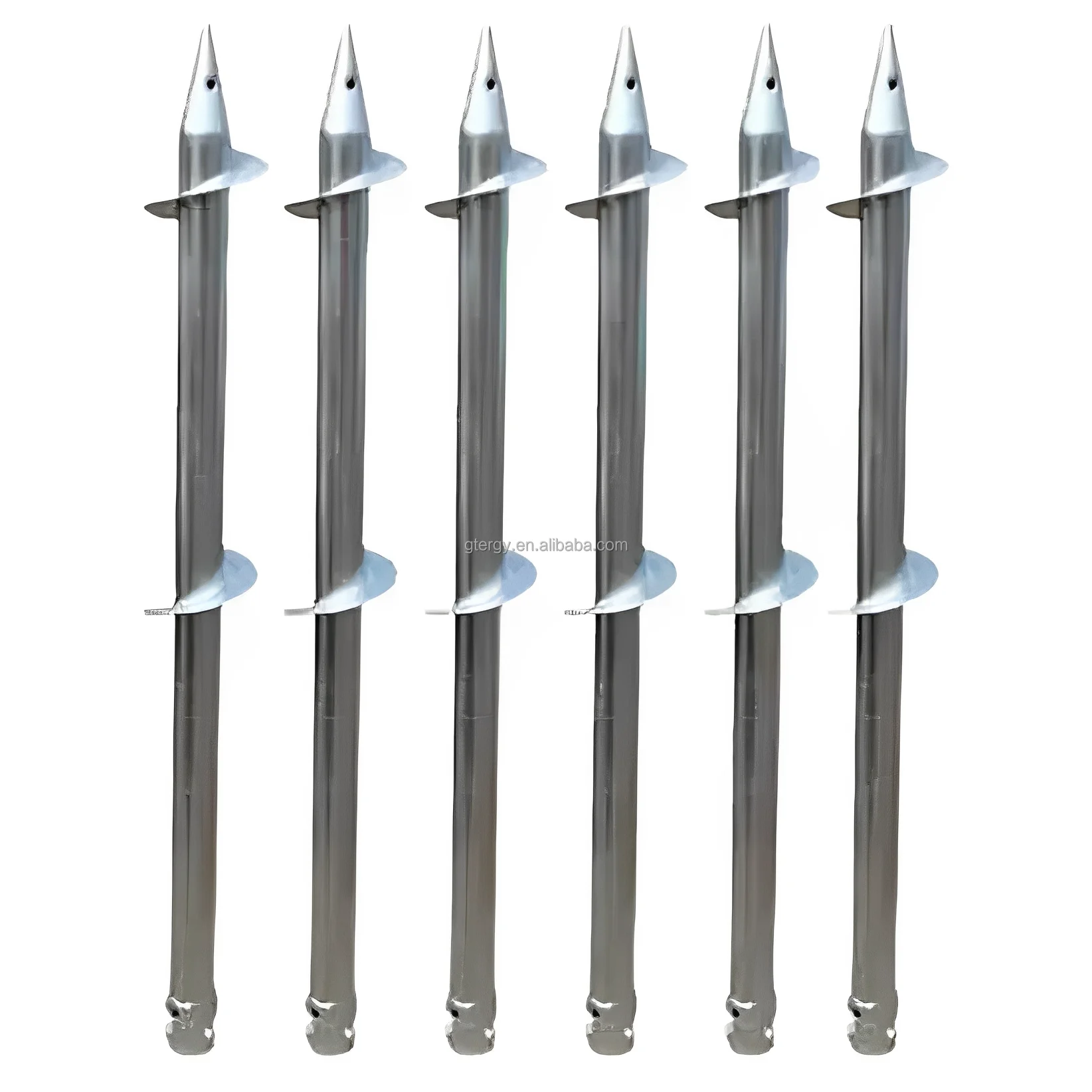 Solar power system hot dipped galvanized ground screw for solar grounding mounting system