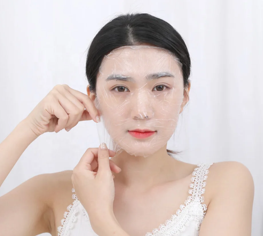 
Plastic Facial Face Mask Sheet Paper Natural Skin Care Beauty Tools Breathable Disposable Face Mask DIY 