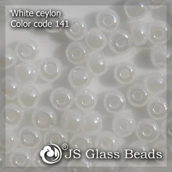 High Quality Fashion JS Glass Seed Beads - 1# Transparent Drop Beads For Garment & Jewelry