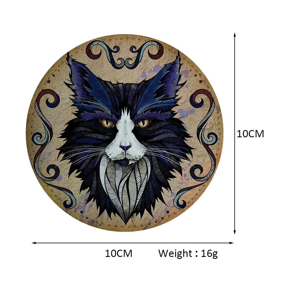 Heat Transfer PU Leather Coffee Tea Cup Coaster Round Square Coaster Sublimation Blank Bowl Placemat Cup Coaster Insulation Mat