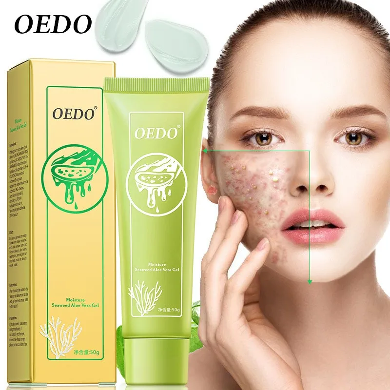 OEDO Desalination Remove Acne Marks Moisturizing Seaweed Aloe Vera