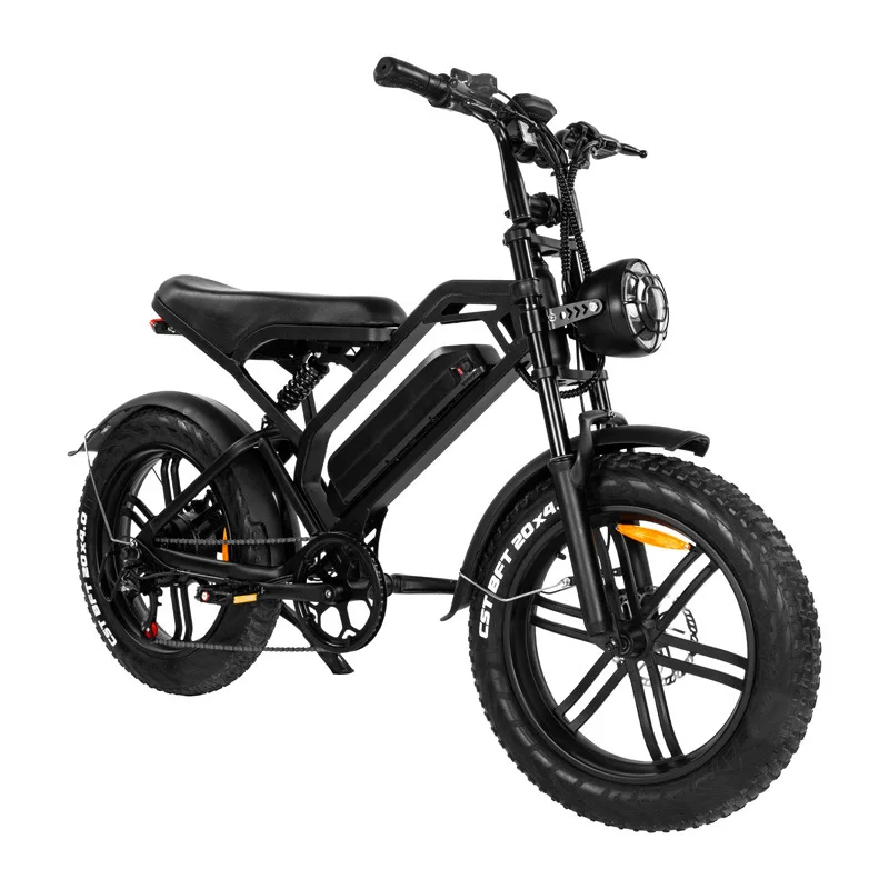 US EU Warehouse 20inch V20 750w electric bike fat tire bicycle beach cruise e-bike all terrain off road ebike e-bike