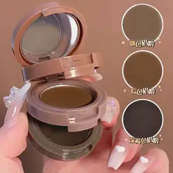 New high-gloss blush pearl with flash brighten lying silkworm natural eyebrow powder eye shadow box cross-border makeup