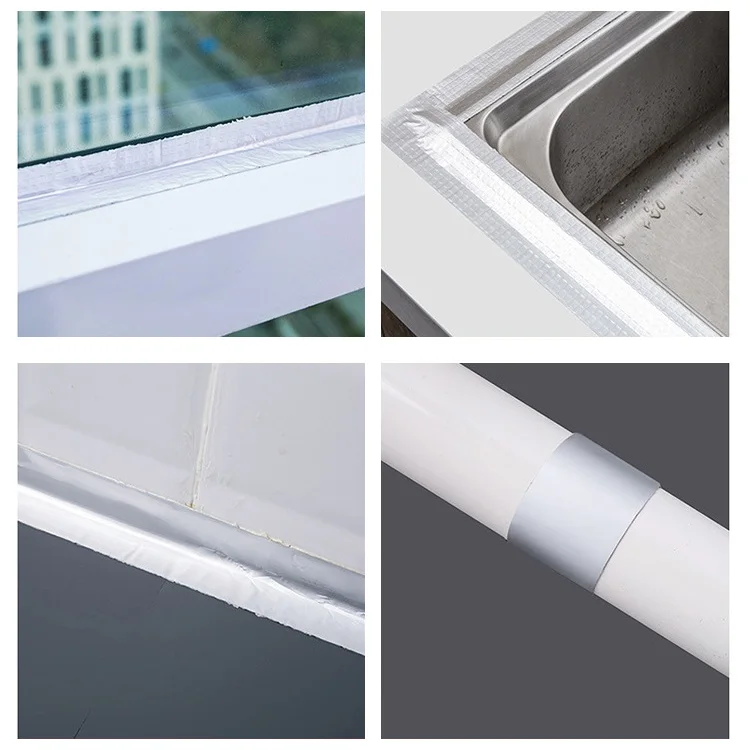 super strong waterproof tape stop leaks butyl adhesive sealant aluminum foil butyl tape waterproof