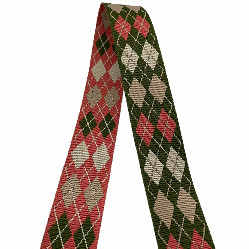 High Quality Italy Fashion Design  2 Inch 50MM New Arrival Bag Shoulder Strap Jacquard Webbing Belt