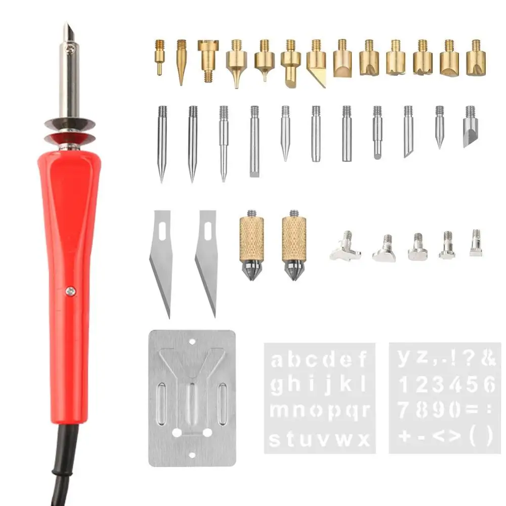 
Wood Burning Tool Engraver Set Pen Kit Tips Wood Burner Hobby Set 