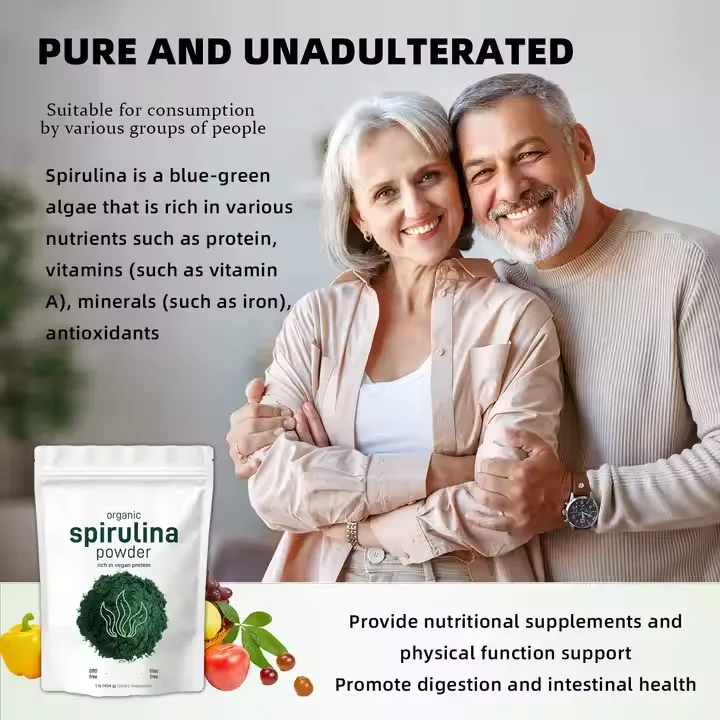 Оптовая продажа порошок OEM Spirulina добавляющий белок и витамины сырые контейнеры спирулины минералы органический