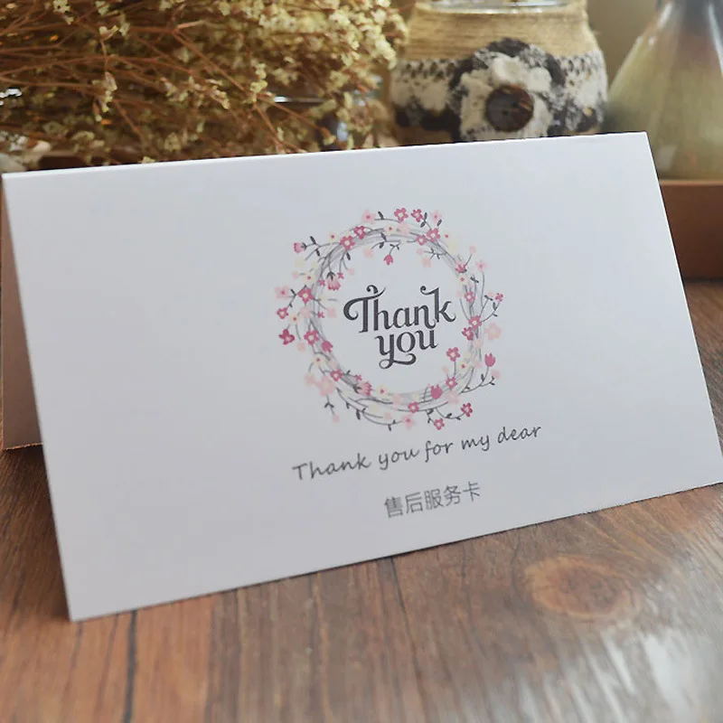 Custom Logo High Quality birthday cards Brochure Thank You Cards for small business
