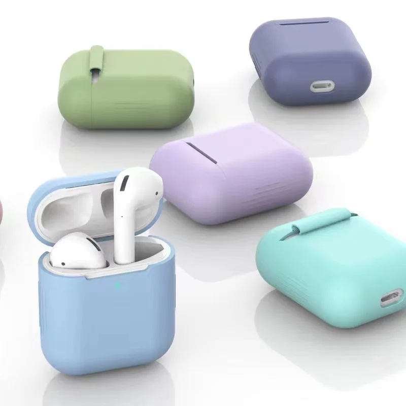 Hot Selling Wholesale Price Silicone Wireless Earphone Case for Airpods