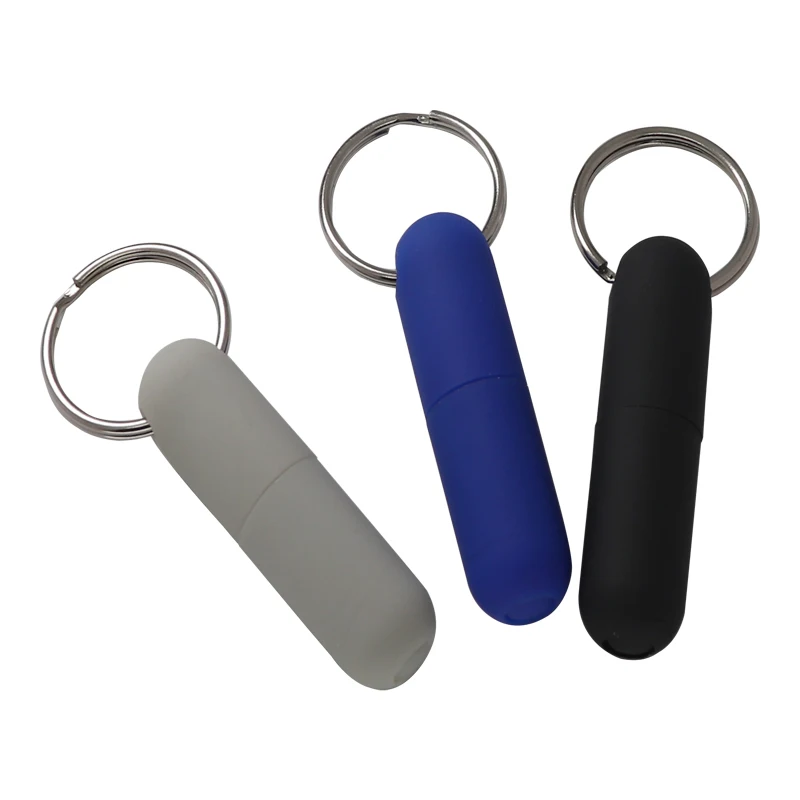 Factory Custom Plastic Cigar Puncher Cigar Drill Mini Portable Cigar Hole Punch With Keychain