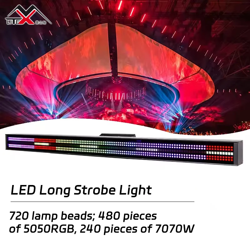 New style stage light with DMX512 long strip flash effect Led Strobe Light for dj disco party show
