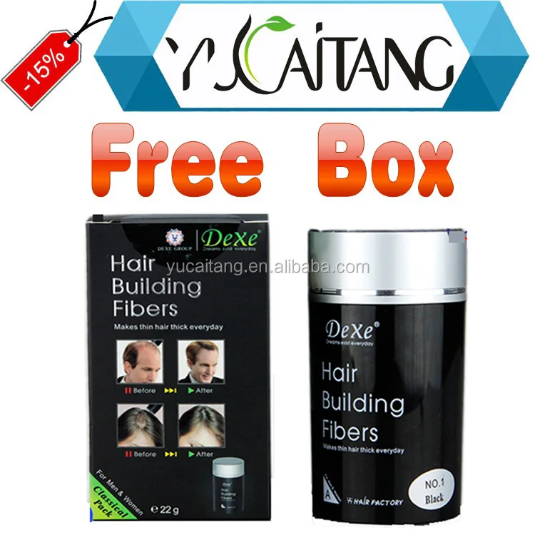 Dexe Best Price Private Label Hair Fiber Powder Fully Hair Fiber Long Lasting Natural Wholesale Fiber Hair Building original OEM