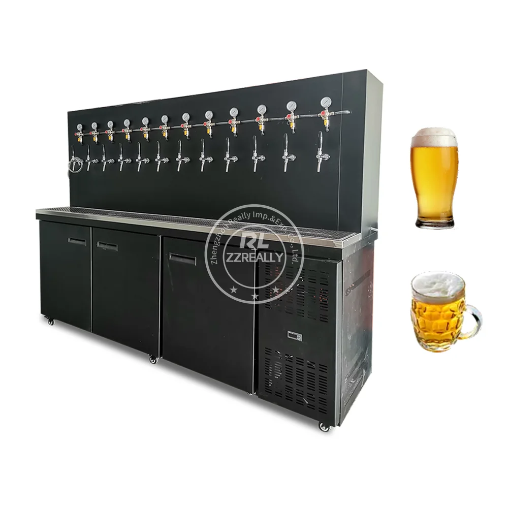 2025 Most Popular Draft Beer Tower beer Dispenser Machine With Ice Bank Cooling For Bar Part