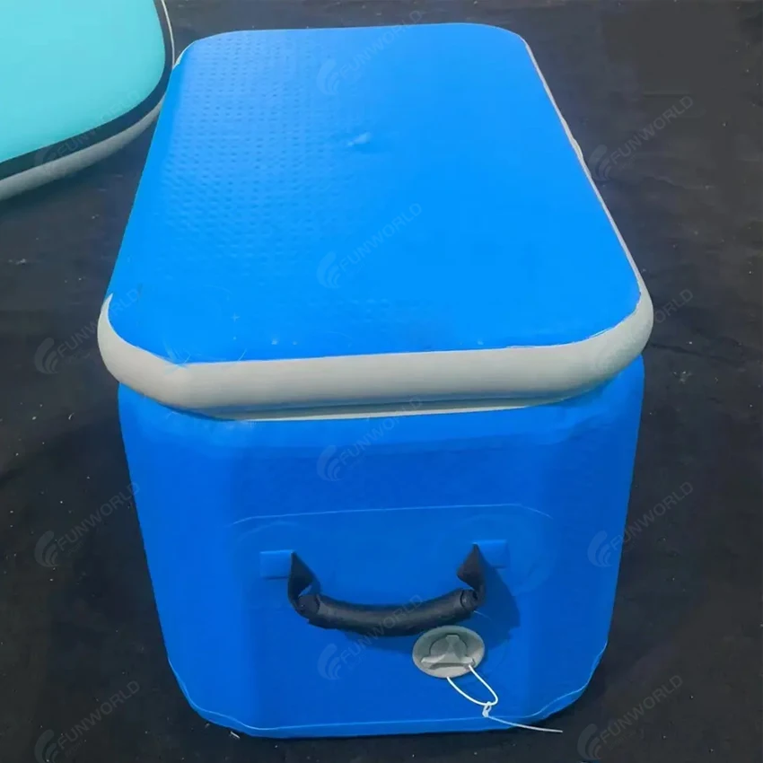 DWF Inflatable Beer Can Ice Cooler Box with Cover Inflatable drink cooler for Party