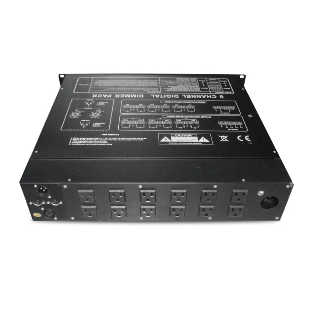6-канальный Dmx512 цифровой диммер для сценического освещения