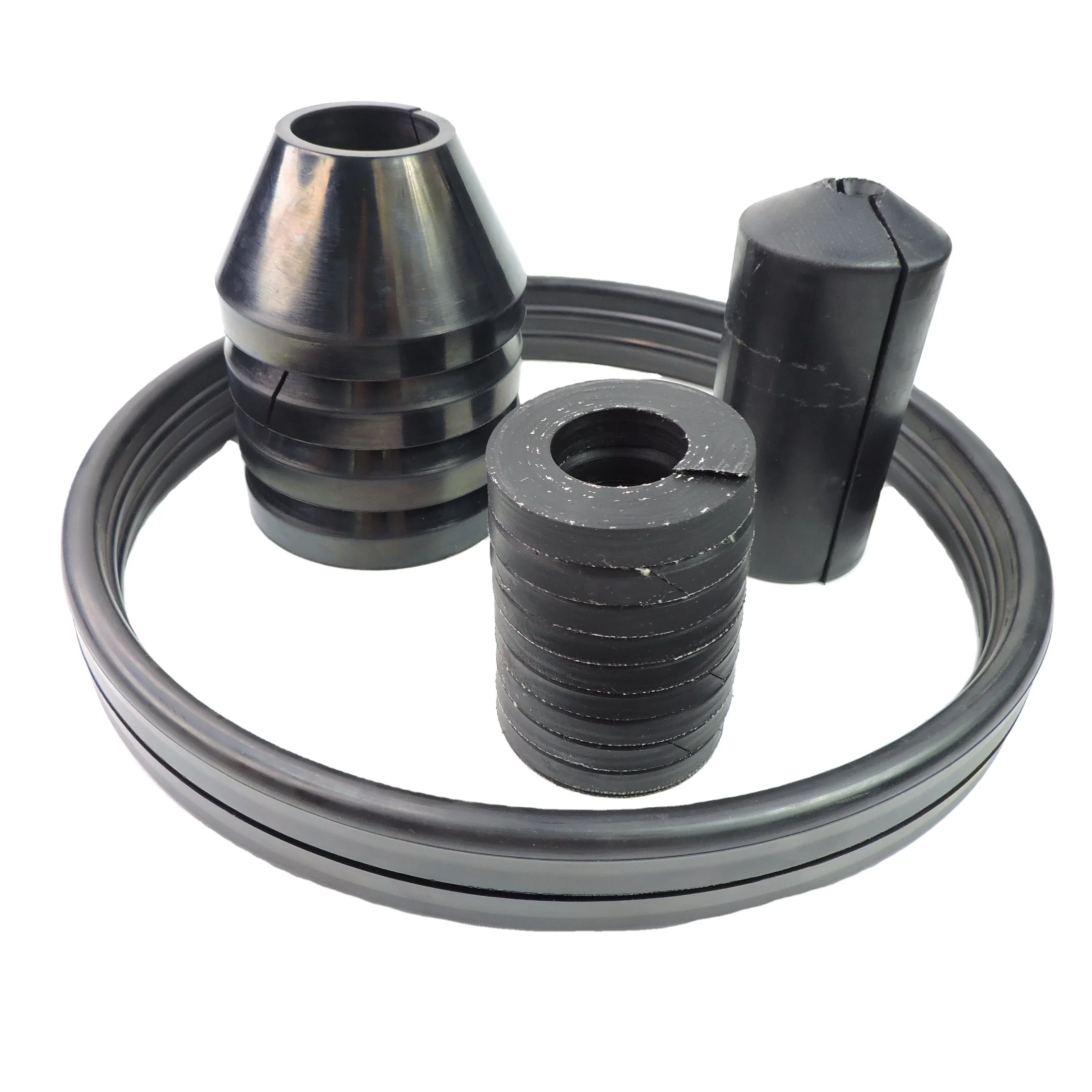 Cone and V-Ring Packing/Rubber Packing with PTFE-blended Seal Ring