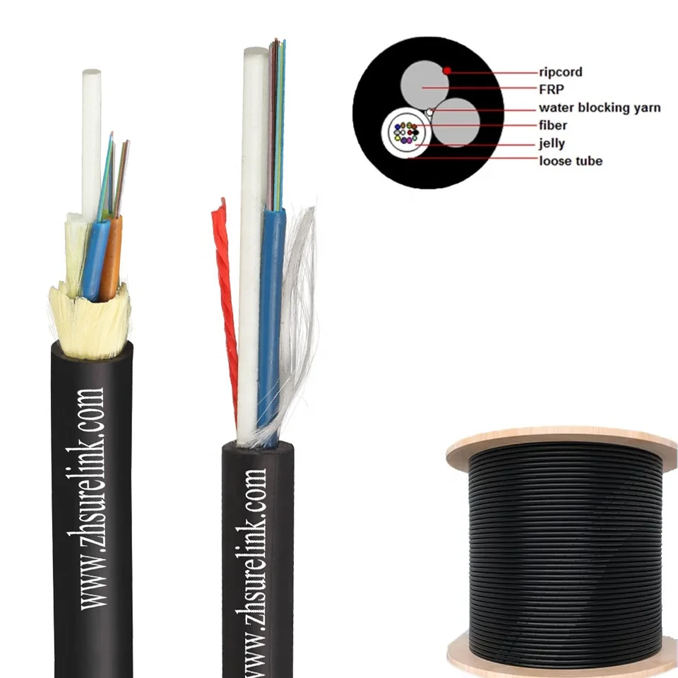 outdoor sm ASU80 ASU100 cable Non-Armored ASU Cabo Optico self-supporting ASU cable