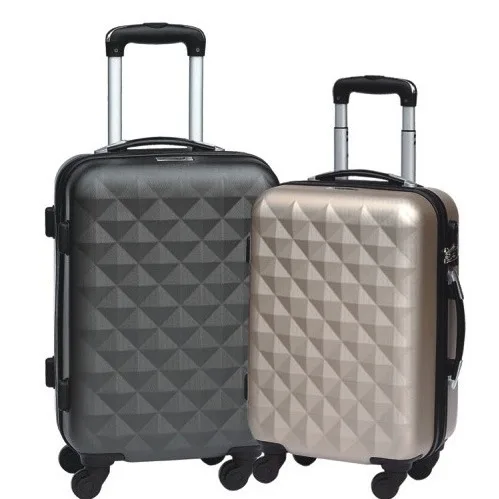 2024 Unisex Lightweight ABS Trolley Case New High-Value Three-Piece Suitcases with Spinner Caster for Foreign Trade