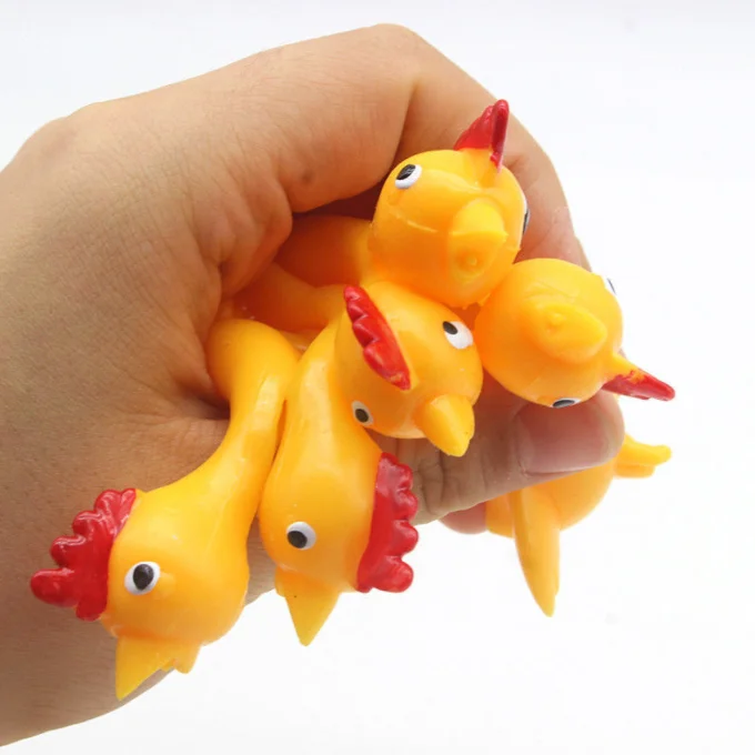 Hot Sale TPR Material Elastic Tricky Slingshot Chick Sticky Hand Toy For Children Kid And More