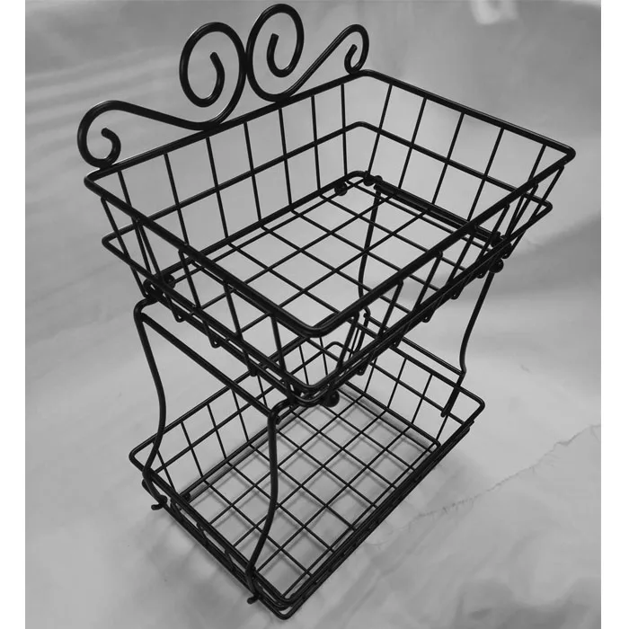 Vegetable and Fruits Storage Organizer Household Fruit and Vegetable Storage Basket Wire Basket for Fruit and Vegetable Storage
