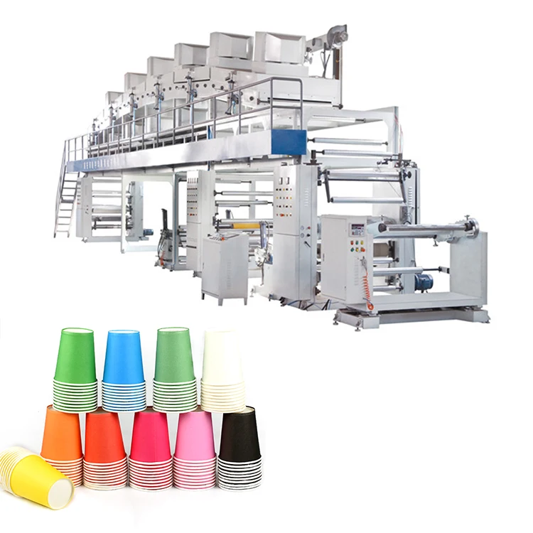 Water base barrier coating machine pe coating machine for paper cup