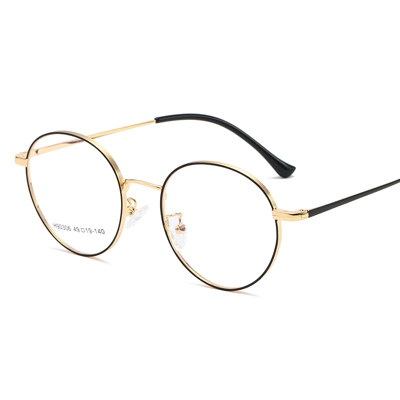 NWOGLSS 90306 Classic Literary Retro Alloy Frame Optics Reading Glasses