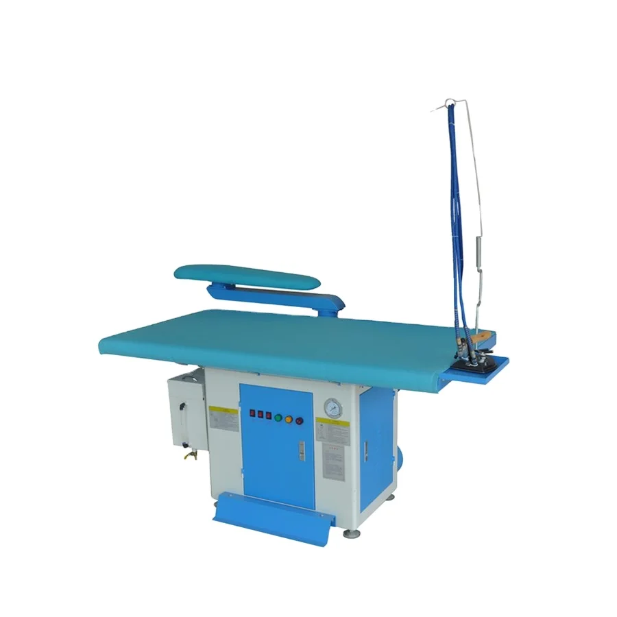 Высококачественный промышленный вакуумный гладильный стол, встроенный парогенератор, паровой гладильный стол с бойлером