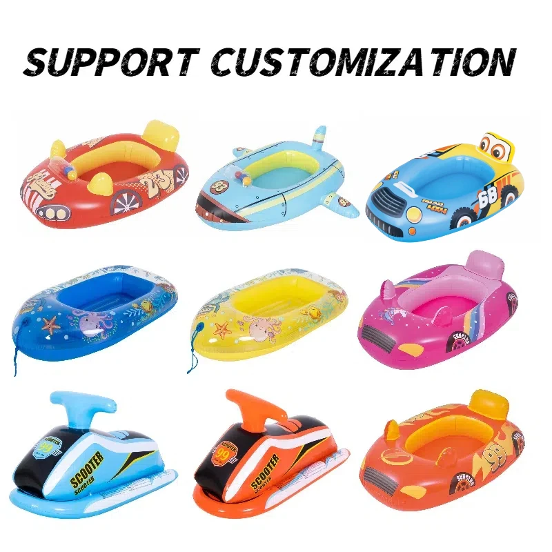 Sunclub 37593 надувные водные игрушки Морской Мир Детская лодка 112 см x 70 пластиковые пляжные летние для детей