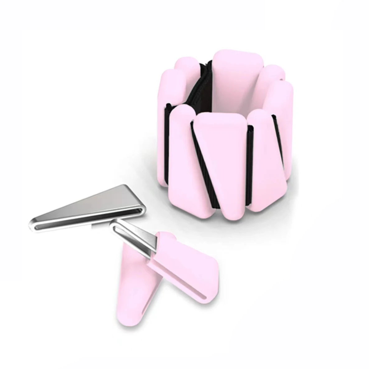 NQ SPORTS Multi-color Adjustable Silicone Sports Training Yoga Wrist Weights Bearing Bracelet 2lb Band Straps Silicone Ankle