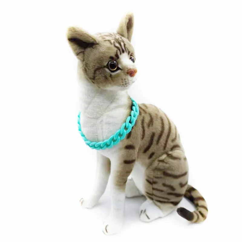 wholesale New candy color pet necklace colorful collar for cats and dogs which can customized size and colors as need