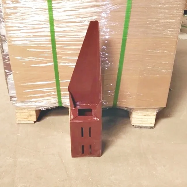 Wooden post pole anchor